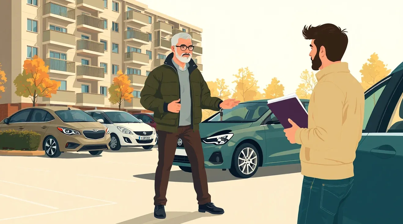 Vodič drží v ruke obálku s výpoveďou poistnej zmluvy pripravenú na odoslanie