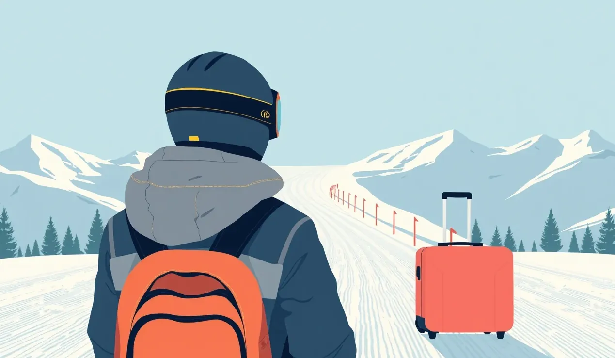 Mladý snowboardista predvádza skok na rampe v modernom horskom snowparku
