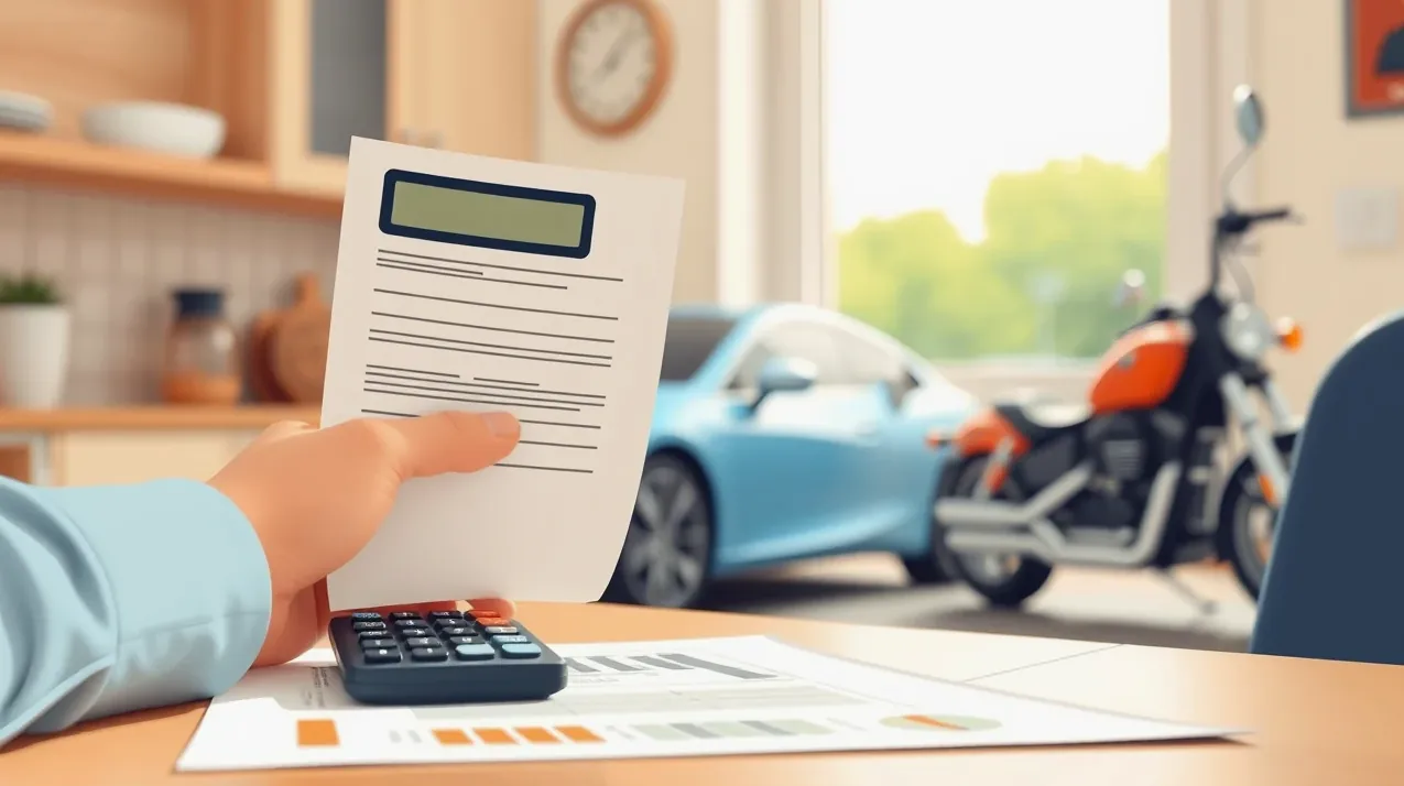 Pohľad na motorový priestor vozidla a technický preukaz pri výpočte ceny