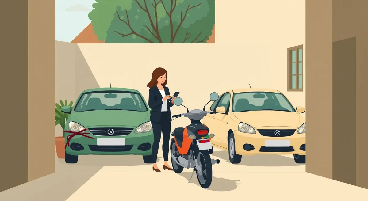 Moderný rodinný elektromobil pri nabíjacej stanici