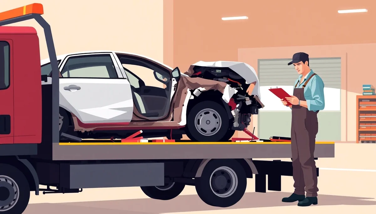 Moderné osobné auto zaparkované na ulici pred administratívnou budovou