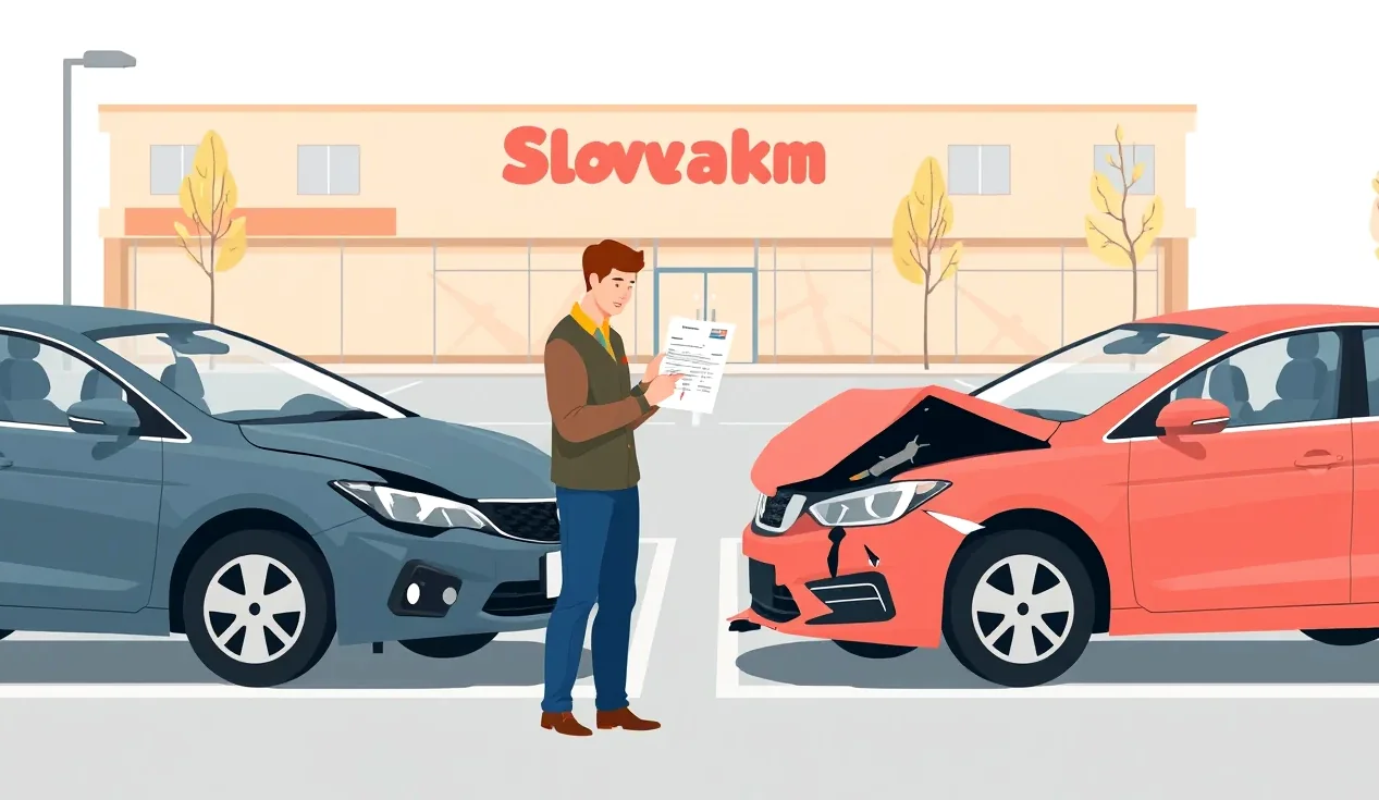Technik zapisuje existujúce škrabance na karosérii počas vstupnej obhliadky