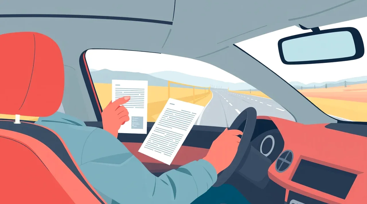 Hraničná kontrola na colnici pri vstupe automobilu do zahraničia