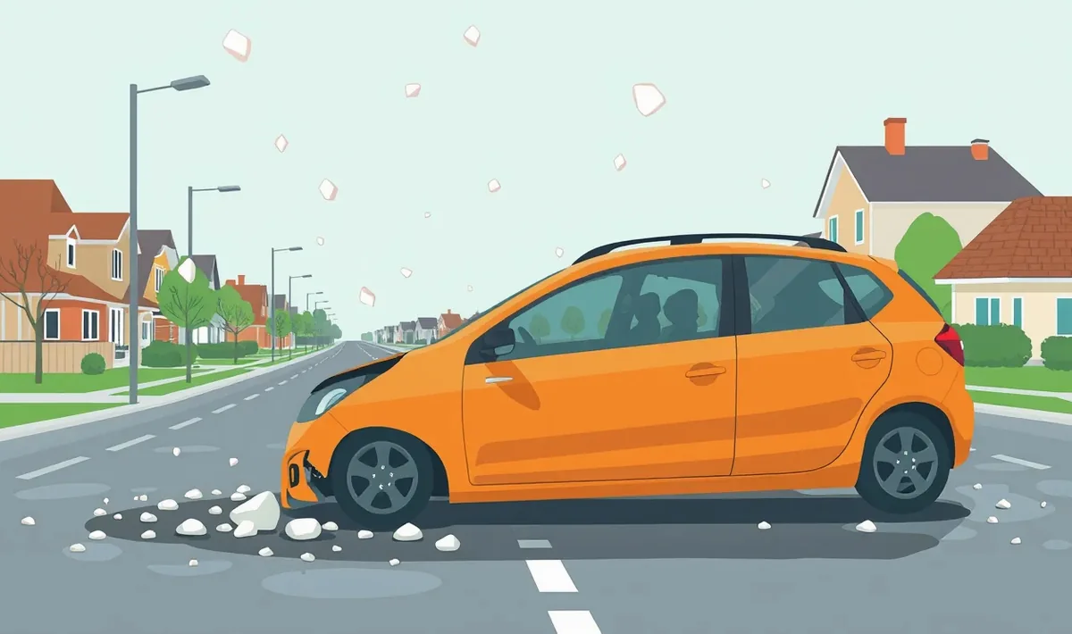 Mechanik v servise dokumentuje rozsah poškodenia po zrážke so zverou