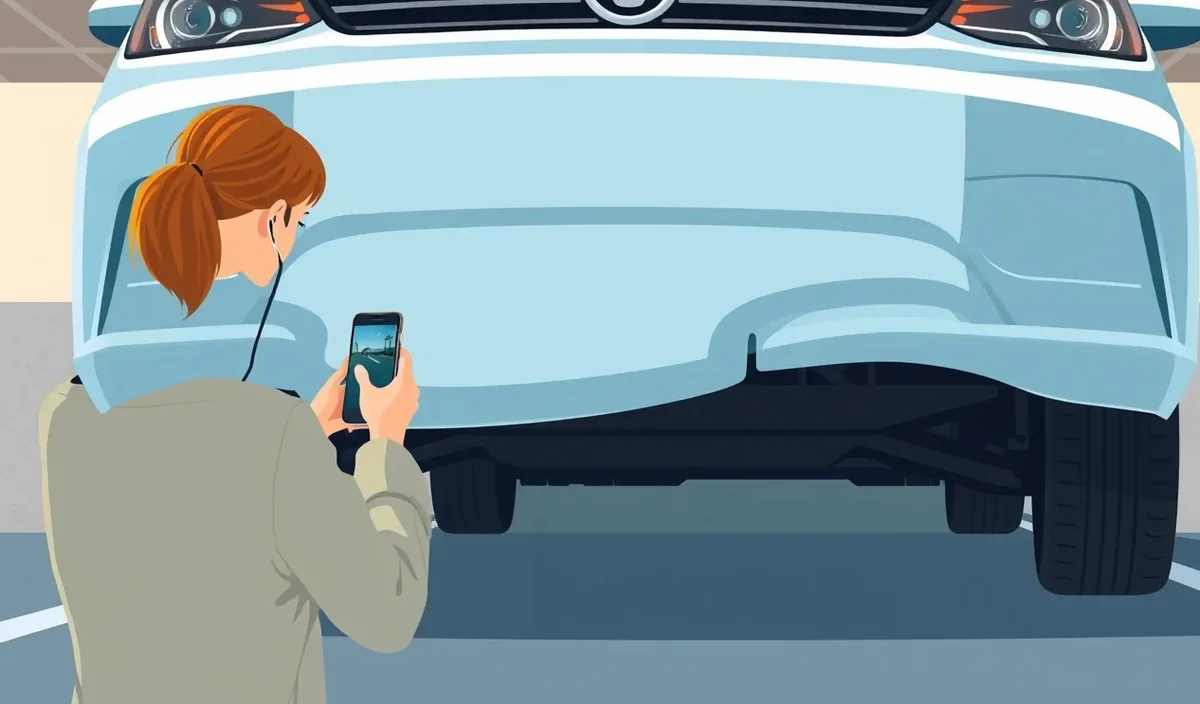 Pohľad zospodu na prerazenú olejovú vaňu a poškodený kryt motora