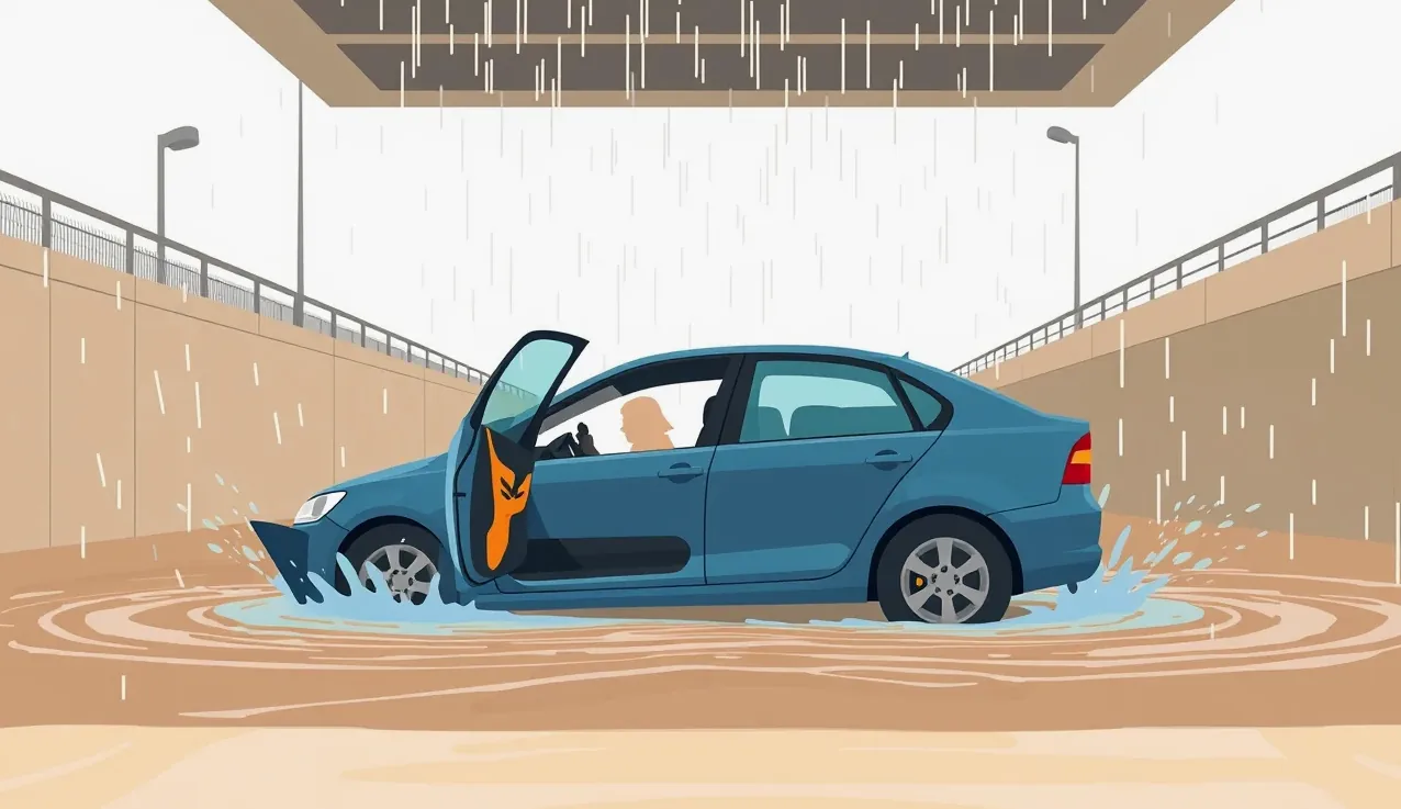 Automechanik kontroluje poškodenú ohnutú ojnicu a blok motora po hydraulickom ráze v servise