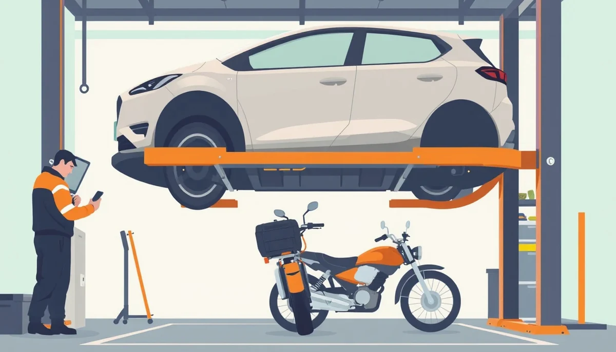 Medzinárodná automobilová poisťovacia karta položená na palubnej doske vozidla