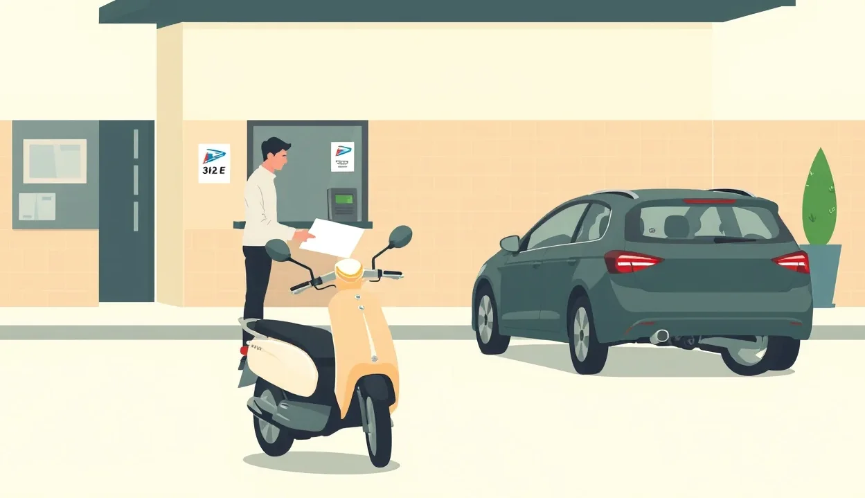 Mestské osobné auto v autoservise pripravené na odbornú obhliadku