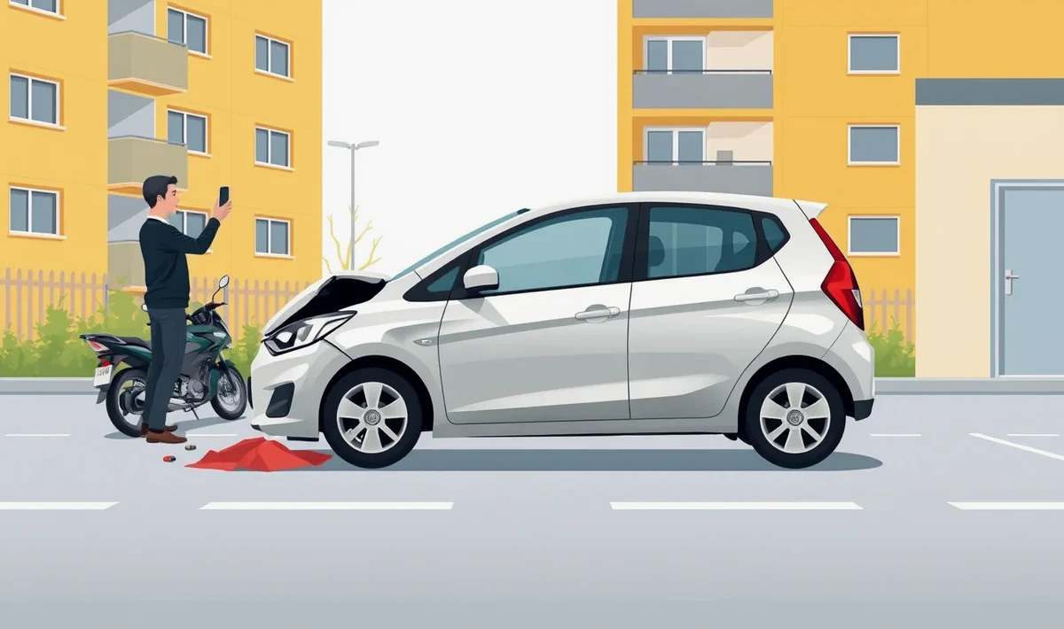 Originál technického preukazu položený vedľa kúpnej zmluvy na auto