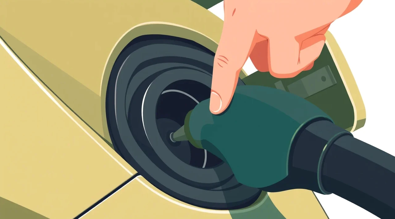 Pohľad na palivový filter a vysokotlakové čerpadlo v motorovom priestore