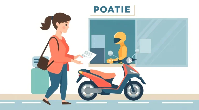 Mladý vodič kontroluje v smartfóne údaje novej poistnej zmluvy