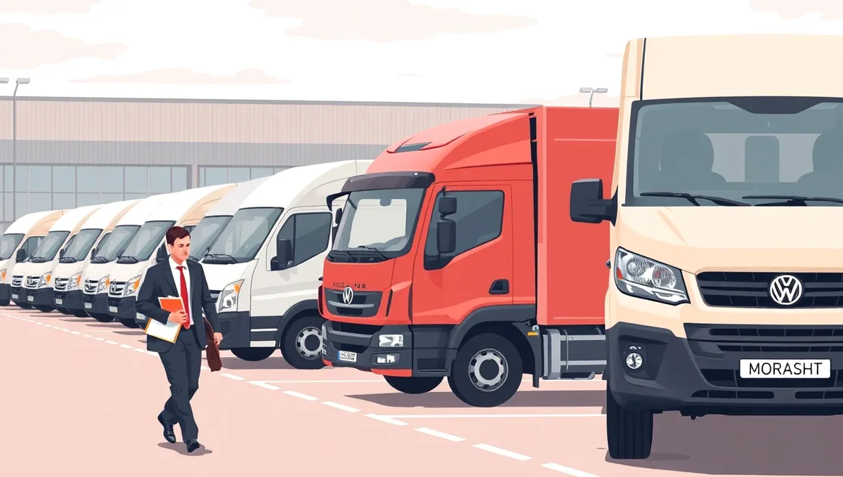 Mechanik v autoservise preberá poškodené firemné vozidlo na obhliadku