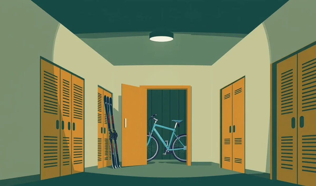 Pretekár na horskom bicykli prechádza cez cieľovú čiaru na cyklomaratóne